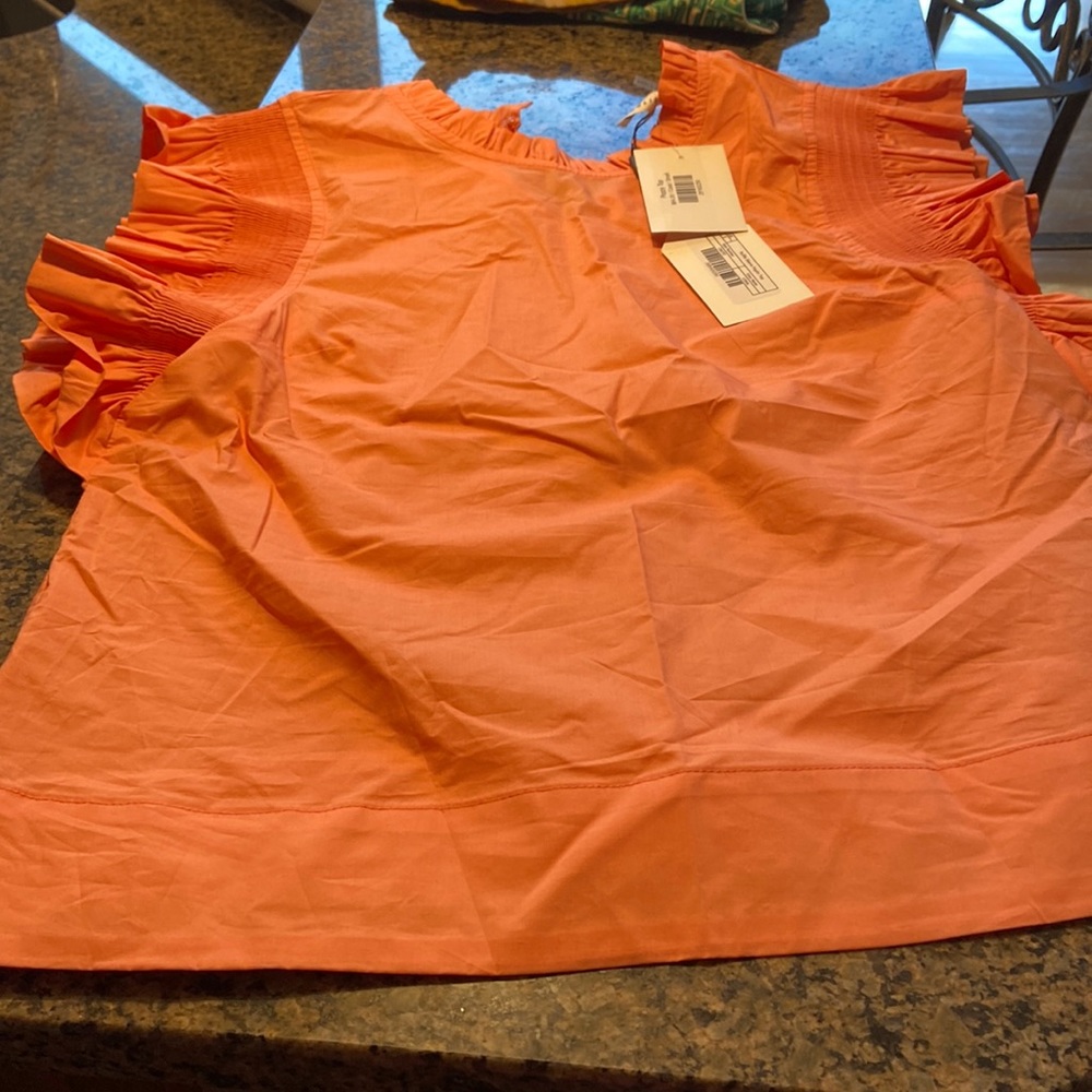 NEW “English Factory” coral top SZ SMALL